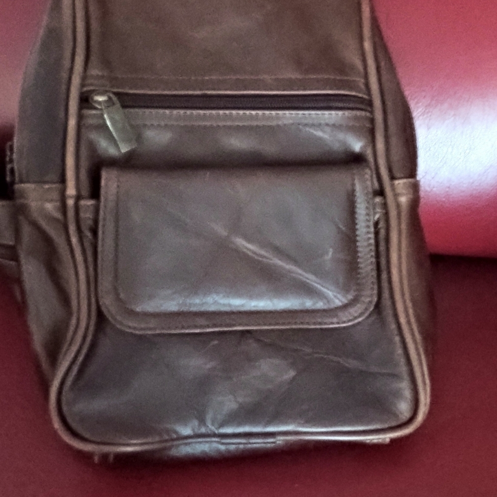 Classic Brown Leather Bag